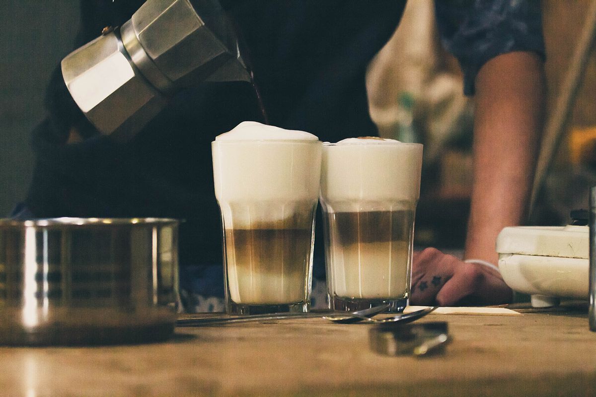 cafe con espuma