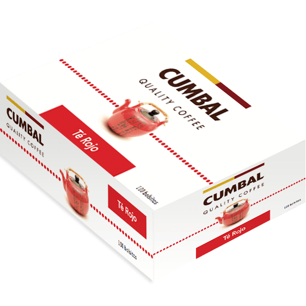 Caja de té rojo cafes cumbal