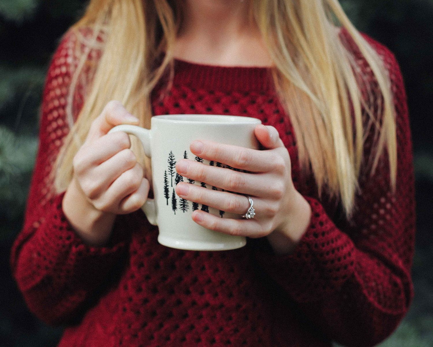 taza de chocolate caliente