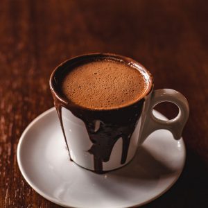 taza con chocolate